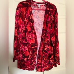 Isaac Mizrahi 2X Open Cardigan